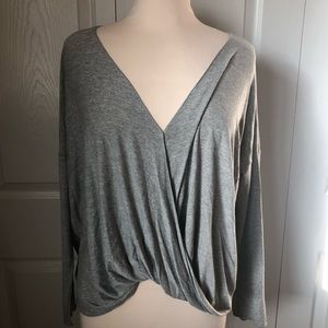UO Silence + Noise Wrap Top